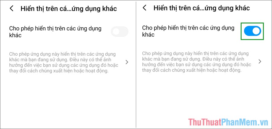 thoai - Cách bật, tắt bong bóng chat Messenger trên điện thoại Kich-hoat-tinh-nang-cho-phep-hien-thi-tren-cac-ung-dung-khac_104601802
