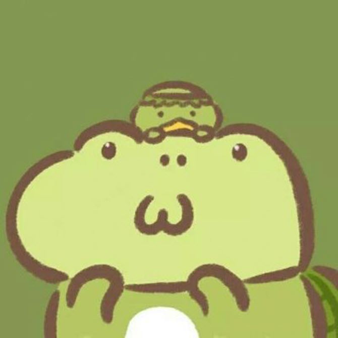 Hình ảnh avatar ếch đáng yêu