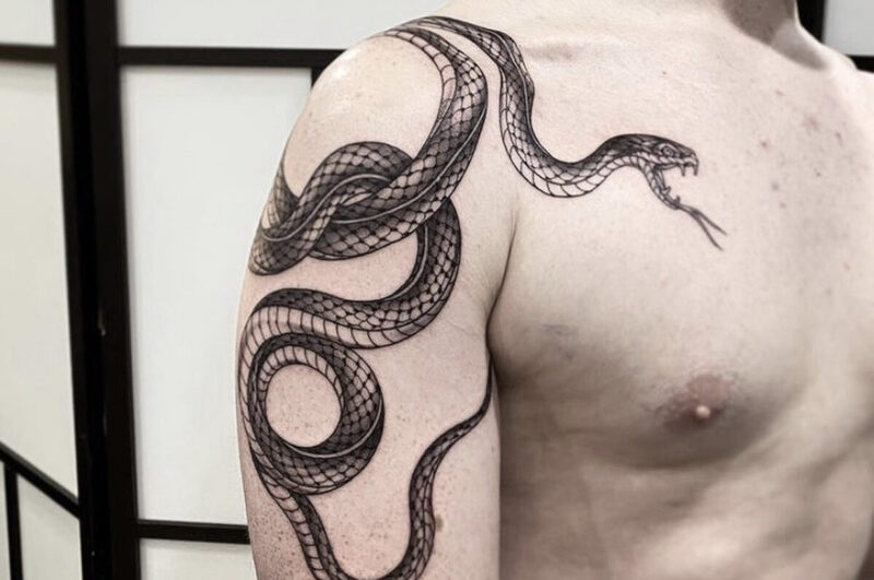 Mẫu hình xăm con rắn đẹp & ý nghĩa