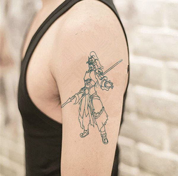 Mẫu tattoo Triệu Vân đẹp nhất