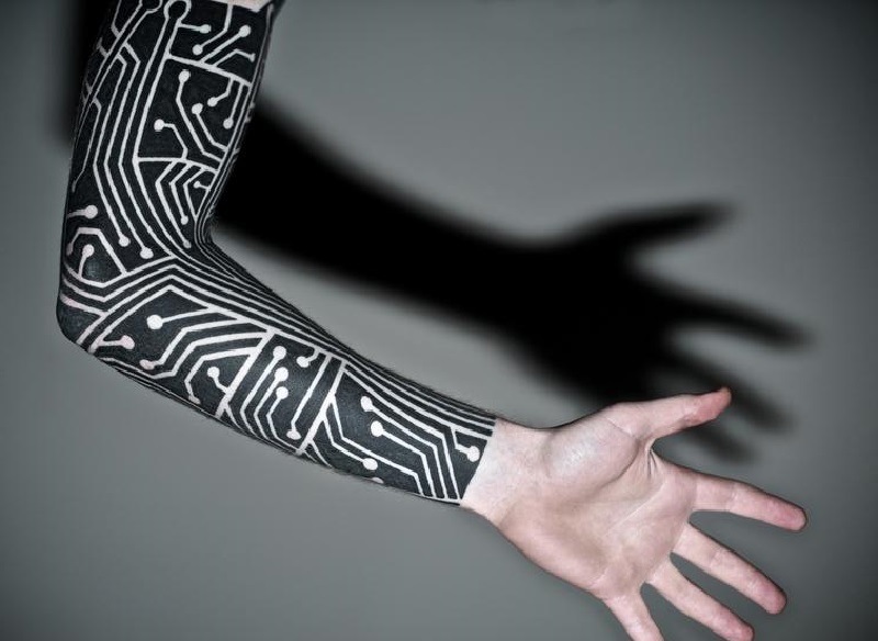 Hình mẫu tattoo cánh tay cực độc đáo