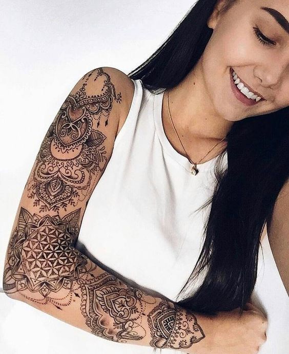 Hình mẫu tattoo cánh tay