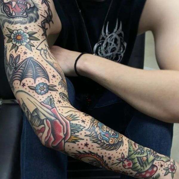 Mẫu tattoo cánh tay đẹp nhất