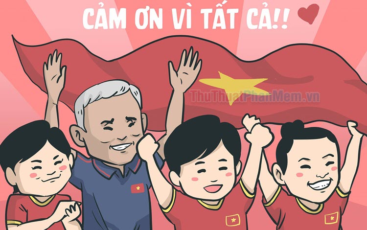 Ảnh chibi đội tuyển Việt Nam siêu cute