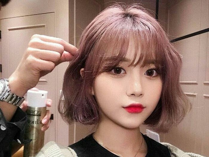 Kiểu tóc ngắn Hàn Quốc cho nữ mặt tròn đẹp nhất