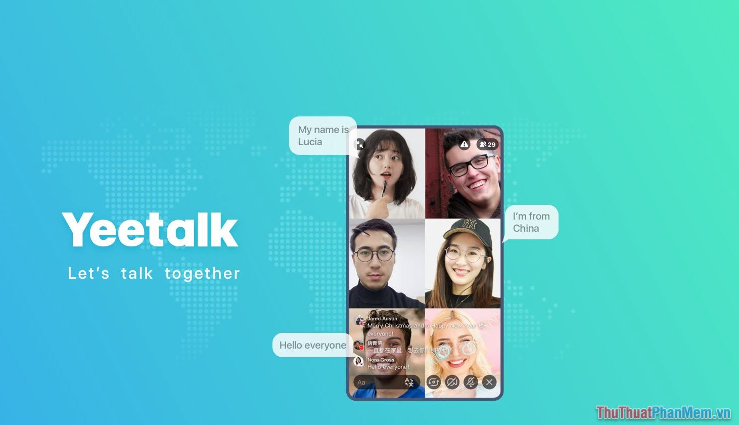 Yeetalk – App trò chuyện với người Trung Quốc bản địa