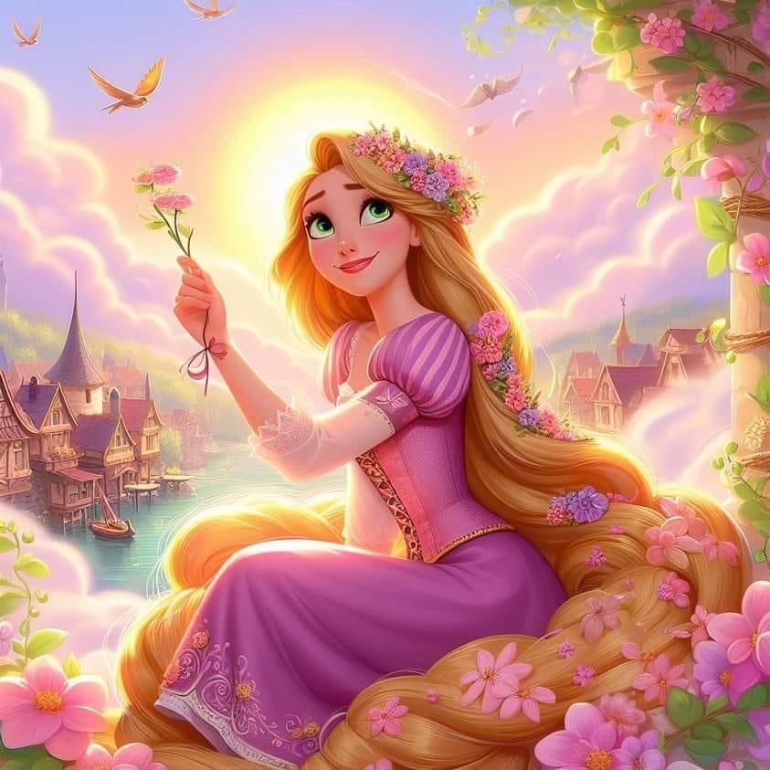 Hình ảnh công chúa Disney siêu đáng yêu