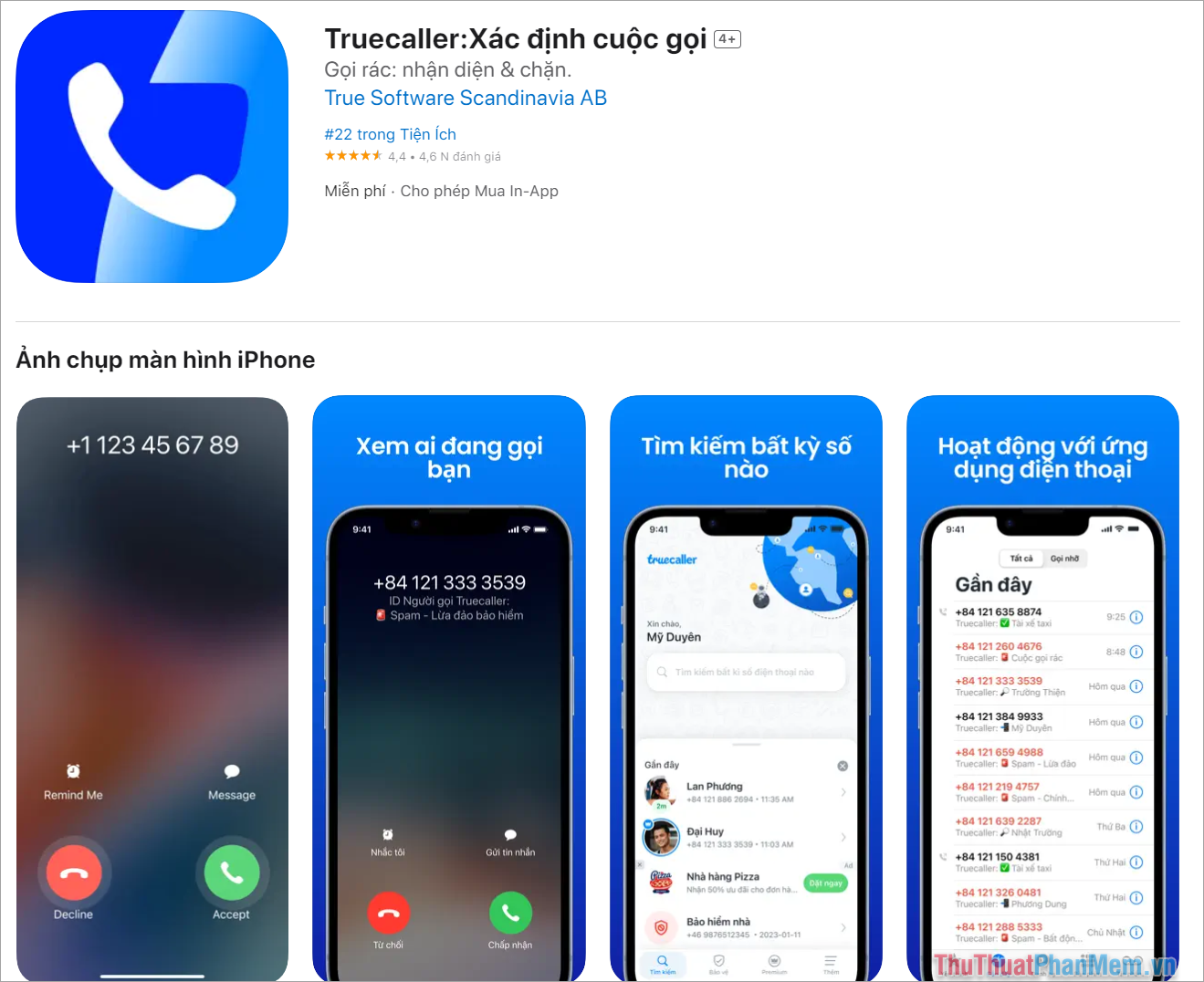 True Caller – App chặn cuộc gọi rác số 1 Việt Nam
