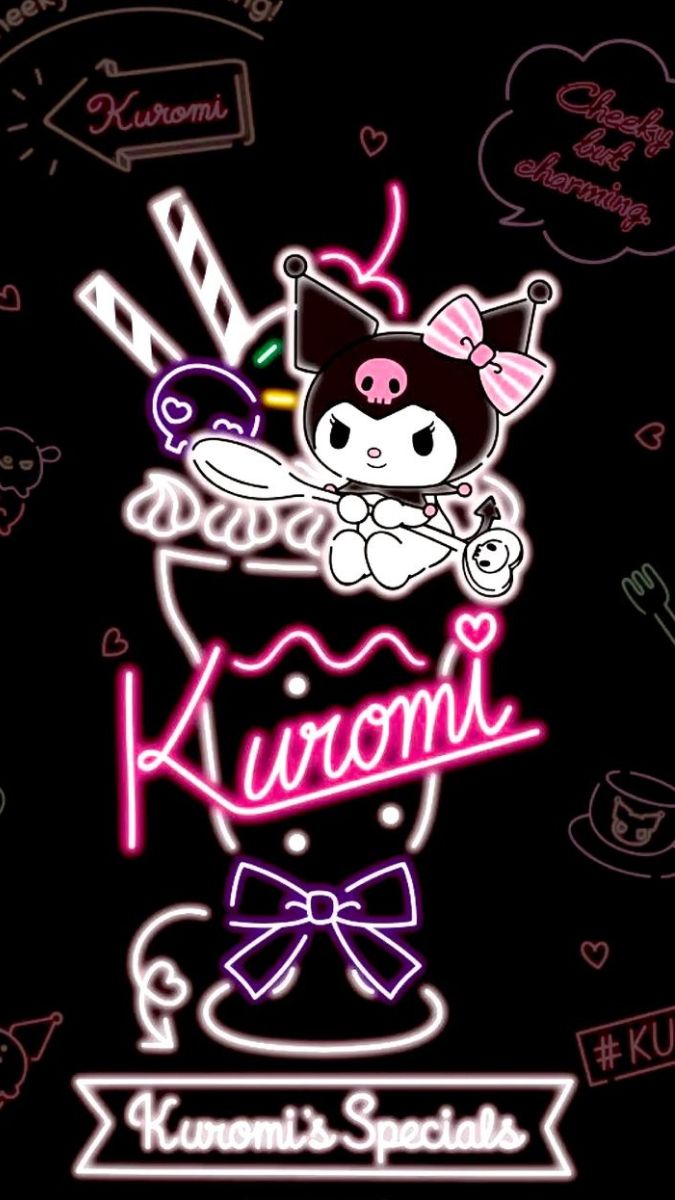 Nền Kuromi cực cute cho điện thoại