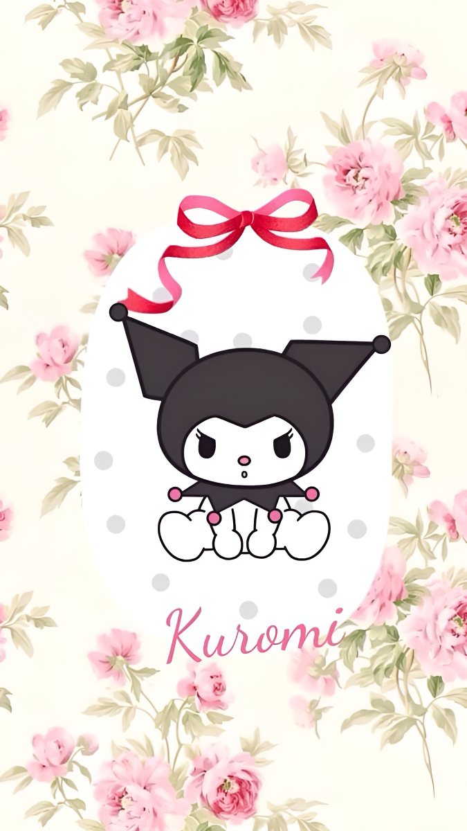 Wallpaper Kuromi siêu dễ thương cho điện thoại