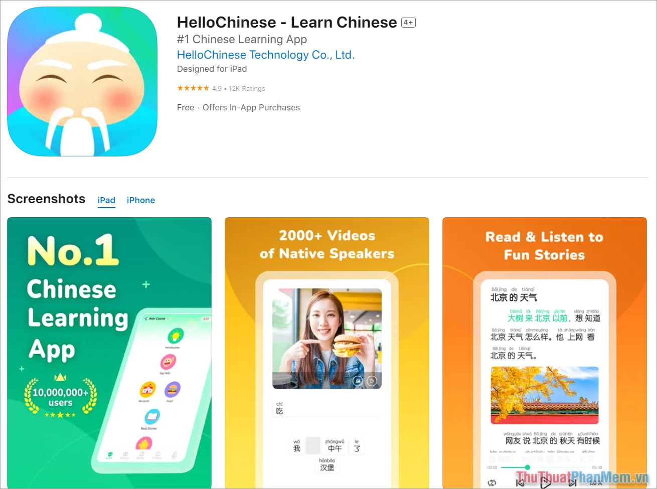 App học tiếng Trung số tốt nhất HelloChinese
