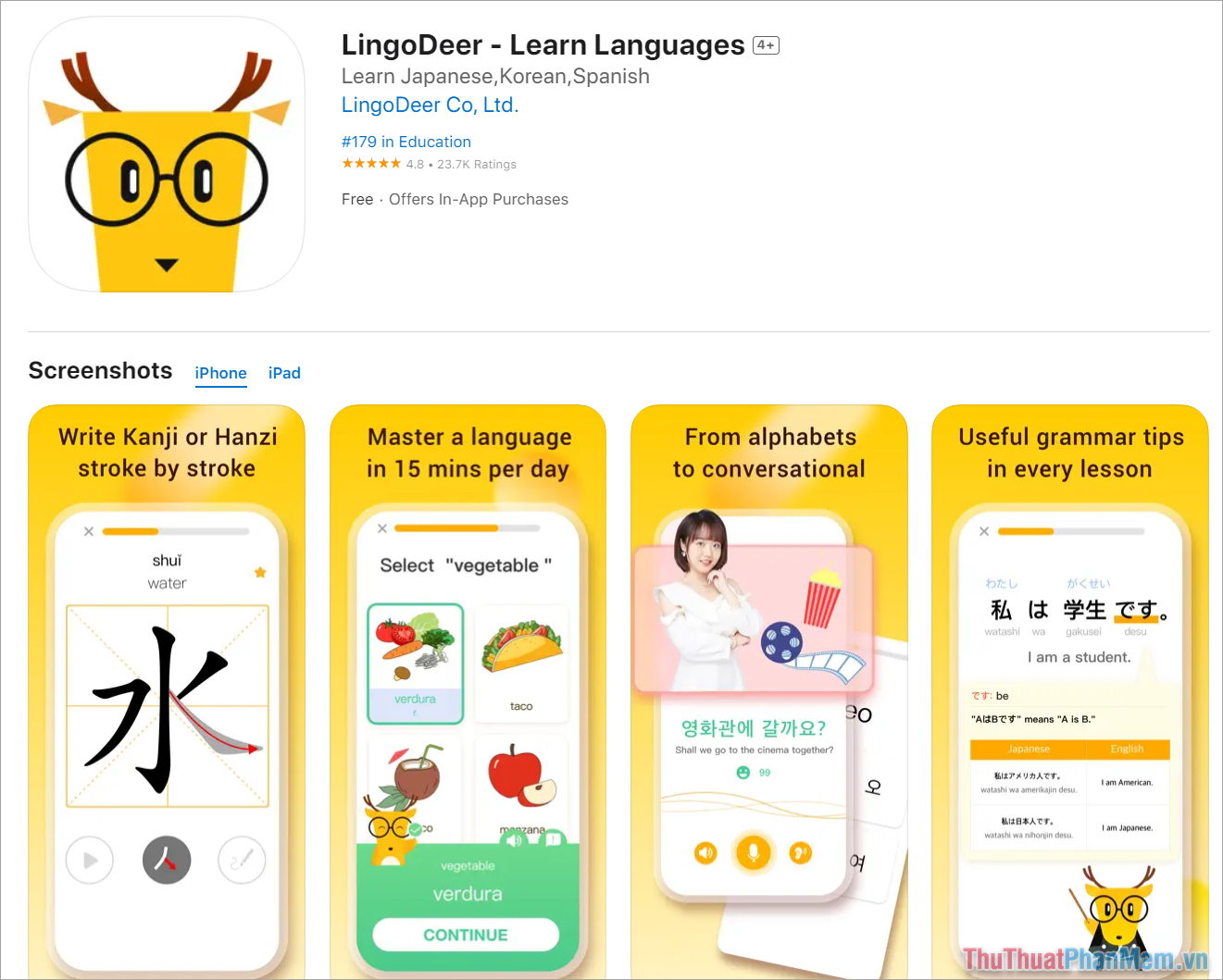 LingoDeer – Ứng dụng học tiếng Trung trên điện thoại