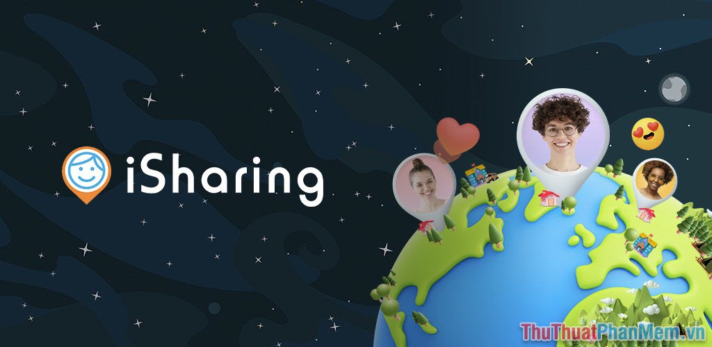 iShareing – App định vị người thân, con nhỏ và người yêu trên điện thoại