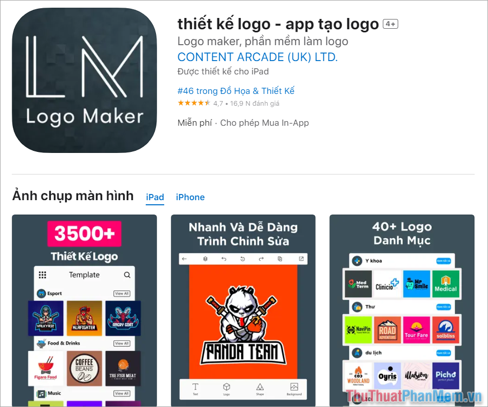 Logo Maker! – App thiết kế Logo in ấn chất lượng cao