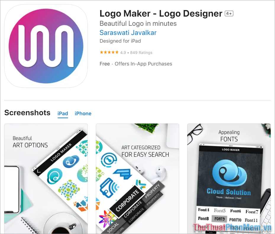 Logo Maker - Logo Designer – App thiết kế Logo dành cho người mới bắt đầu