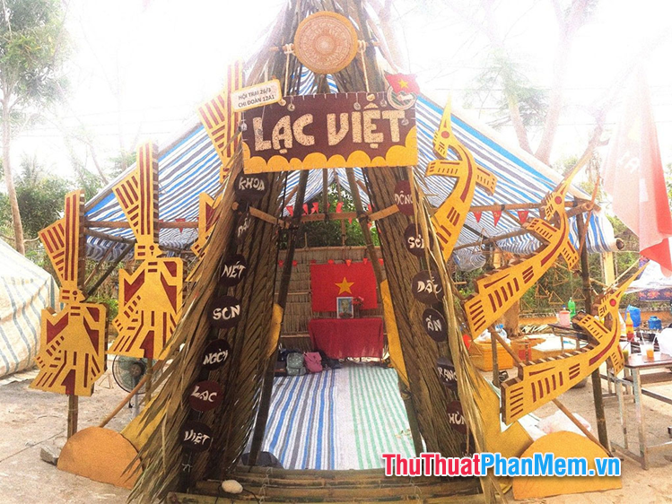 Ý tưởng trang trí trại hè phong cách Lạc Việt