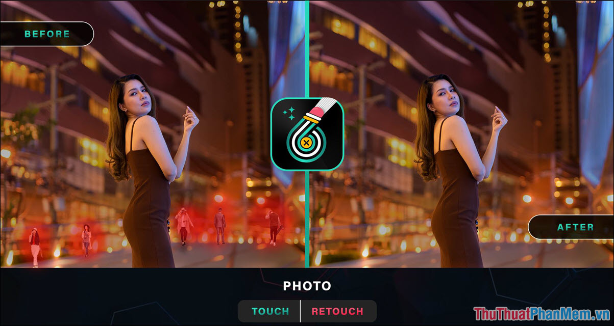 Touch Retouch - Ứng dụng tách nền, xóa nền, xóa vật thể