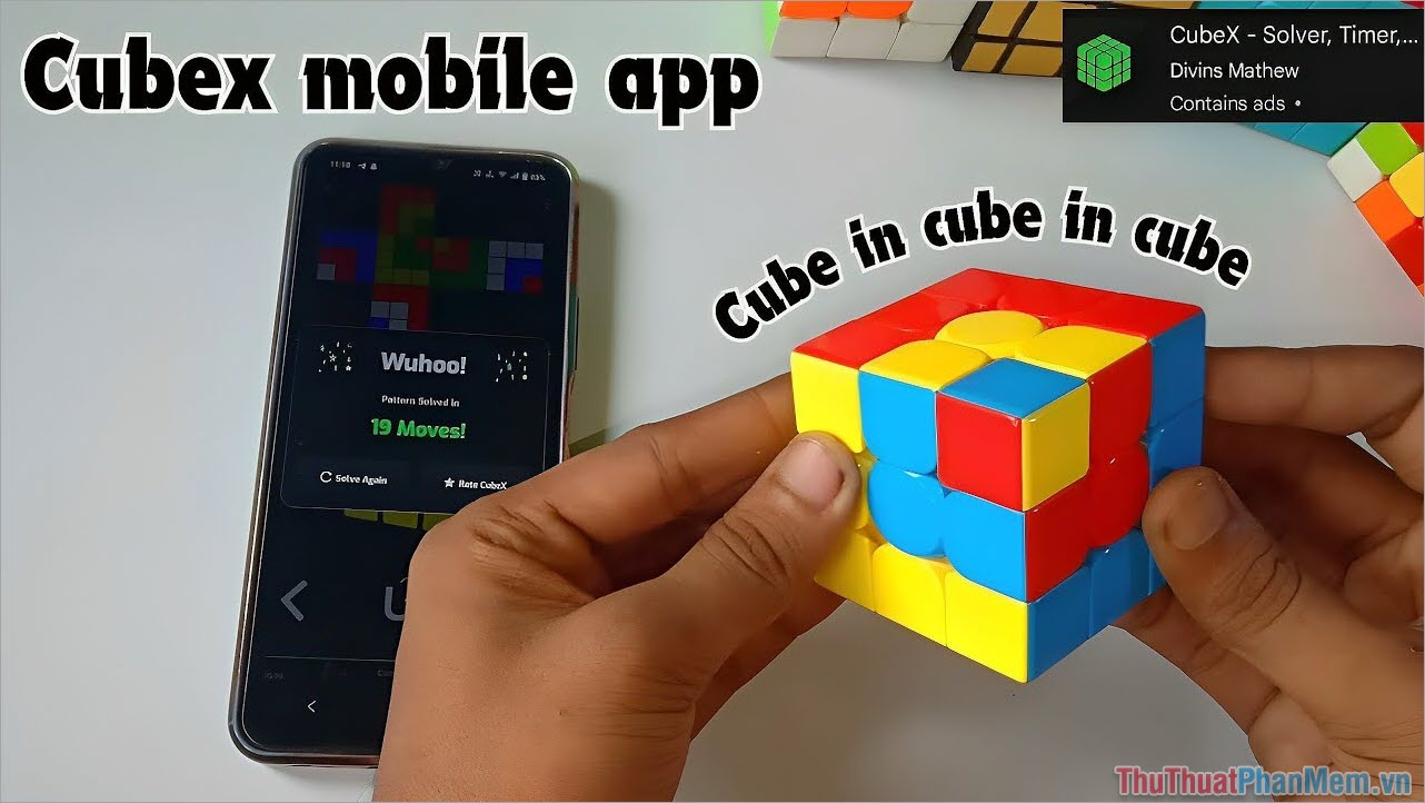 CubeX – App giải Rubik siêu nhanh