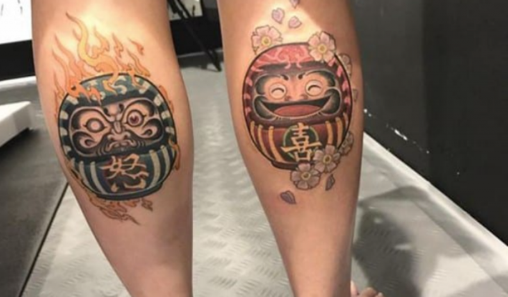 Ảnh tattoo Nhật cổ nhỏ