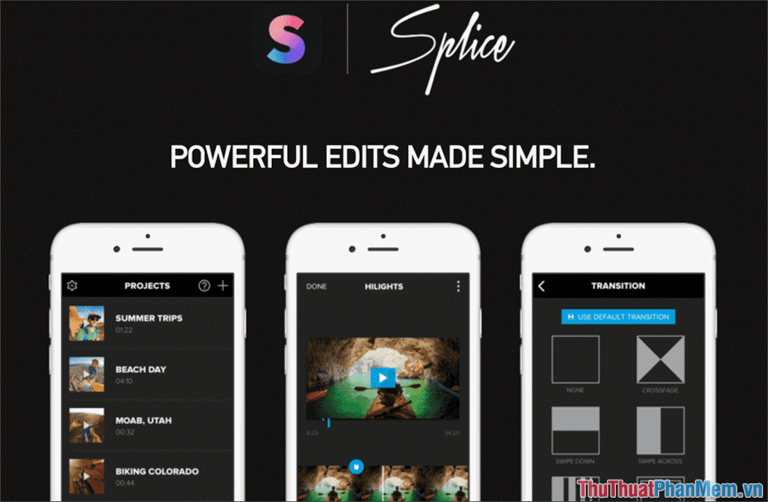Splice – App chỉnh sửa và tăng độ phân giải Video