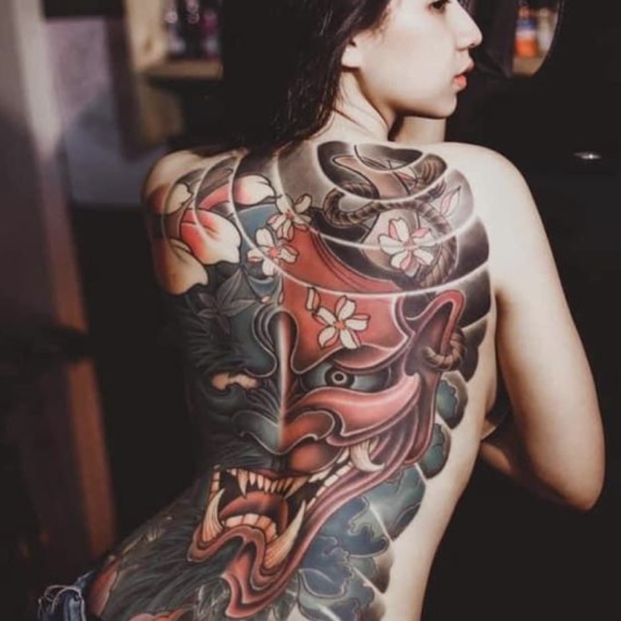 Tattoo Nhật cổ cho nữ siêu đẹp, cực độc đáo