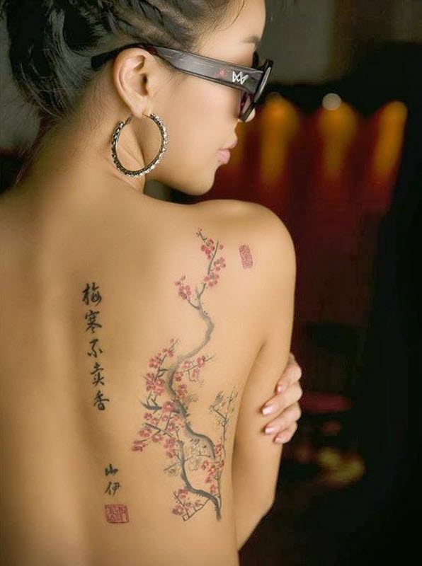 Tattoo Nhật cổ cho nữ