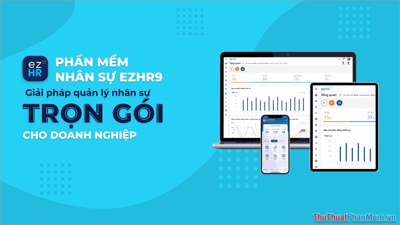 EZHR9 – App chấm công miễn phí cho HRM