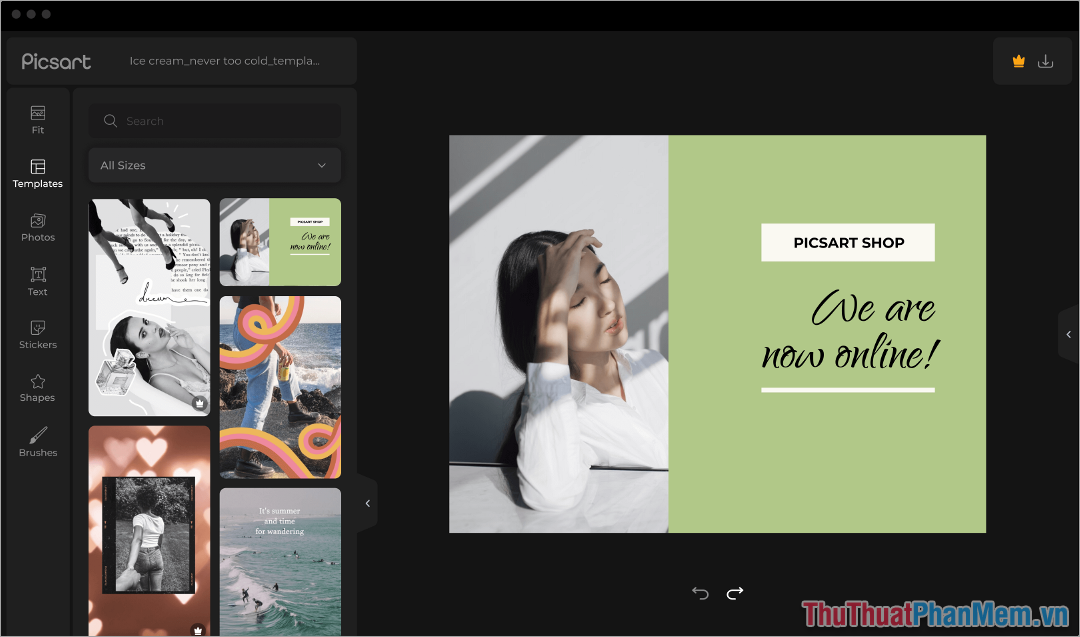 PicsArt – App viết chữ lên ảnh đẳng cấp