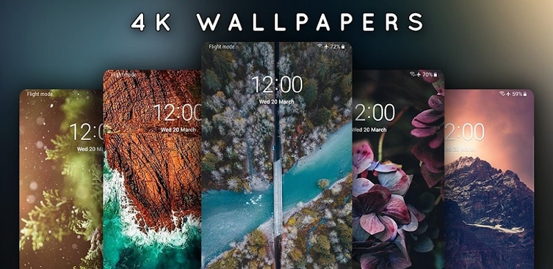 4K Wallpapers, Auto Changer – App tự động thay đổi hình nền