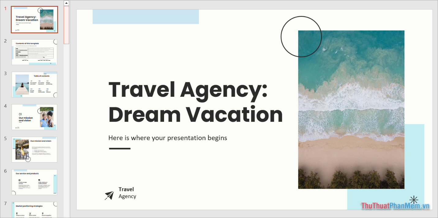 Mẫu PowerPoint về du lịch Việt Nam miễn phí