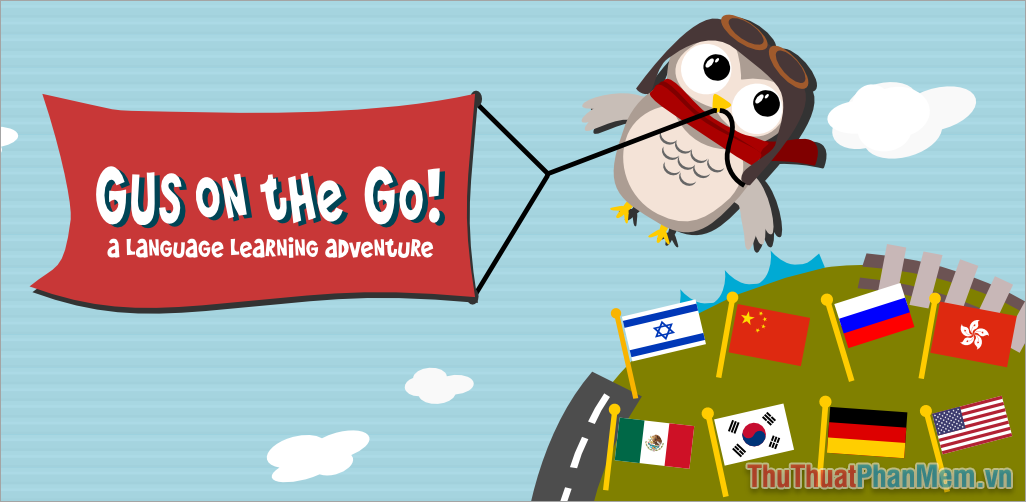 Gus on the Go – Ứng dụng học tiếng Anh đơn giản cho bé trên điện thoại