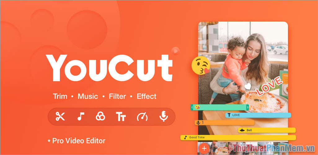 YouCut – App chèn nhạc, lồng tiếng cho Video YouCut – App chèn nhạc, lồng tiếng cho Video