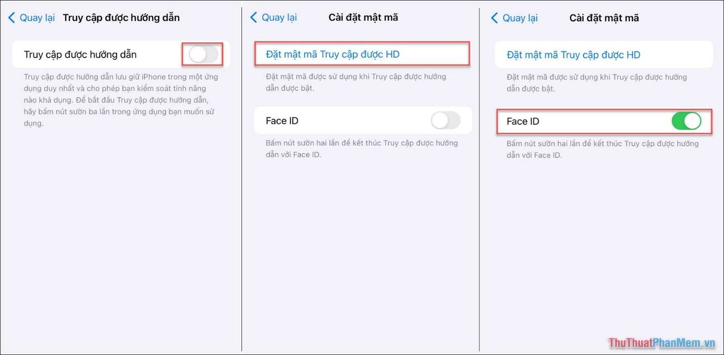 Bạn có thể sử dụng Face ID để mở khóa nhanh bằng gương mặt Bạn có thể sử dụng Face ID để mở khóa nhanh bằng gương mặt