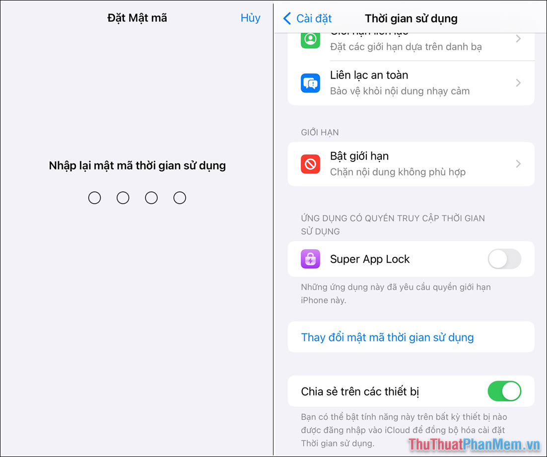 Chọn Thay đổi mật mã thời gian sử dụng để tạo mật khẩu mới Chọn Thay đổi mật mã thời gian sử dụng để tạo mật khẩu mới