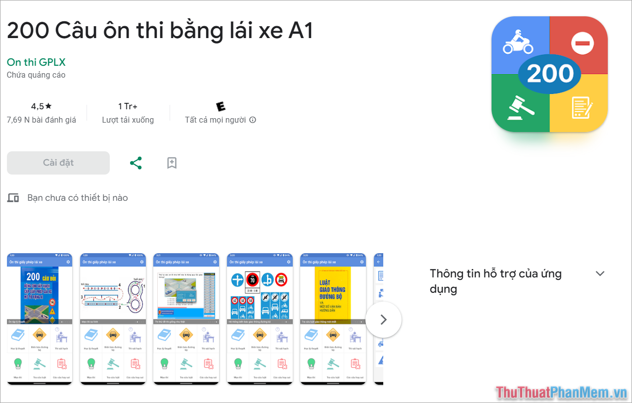 200 Câu hỏi thi bằng lái xe A1 – App học bằng lái xe máy A1 mới nhất 200 Câu hỏi thi bằng lái xe A1 – App học bằng lái xe máy A1 mới nhất