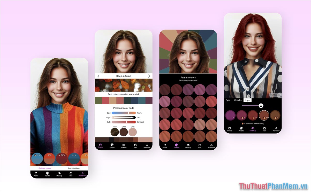Color Analysis – Dressika – App chỉnh màu tóc đẹp trên điện thoại