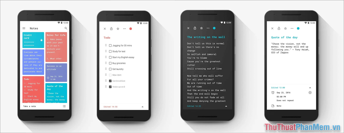 Material Notes – App ghi chú miễn phí trên Android