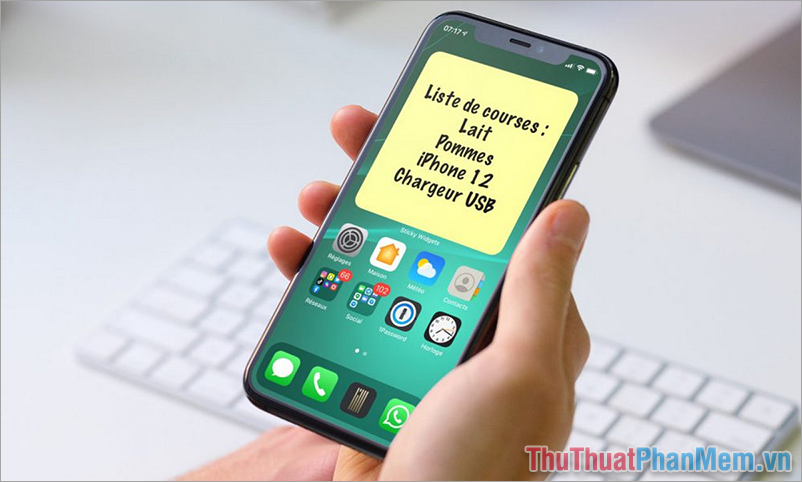 Sticky Widget – Tạo ghi chú trên màn hình iPhone