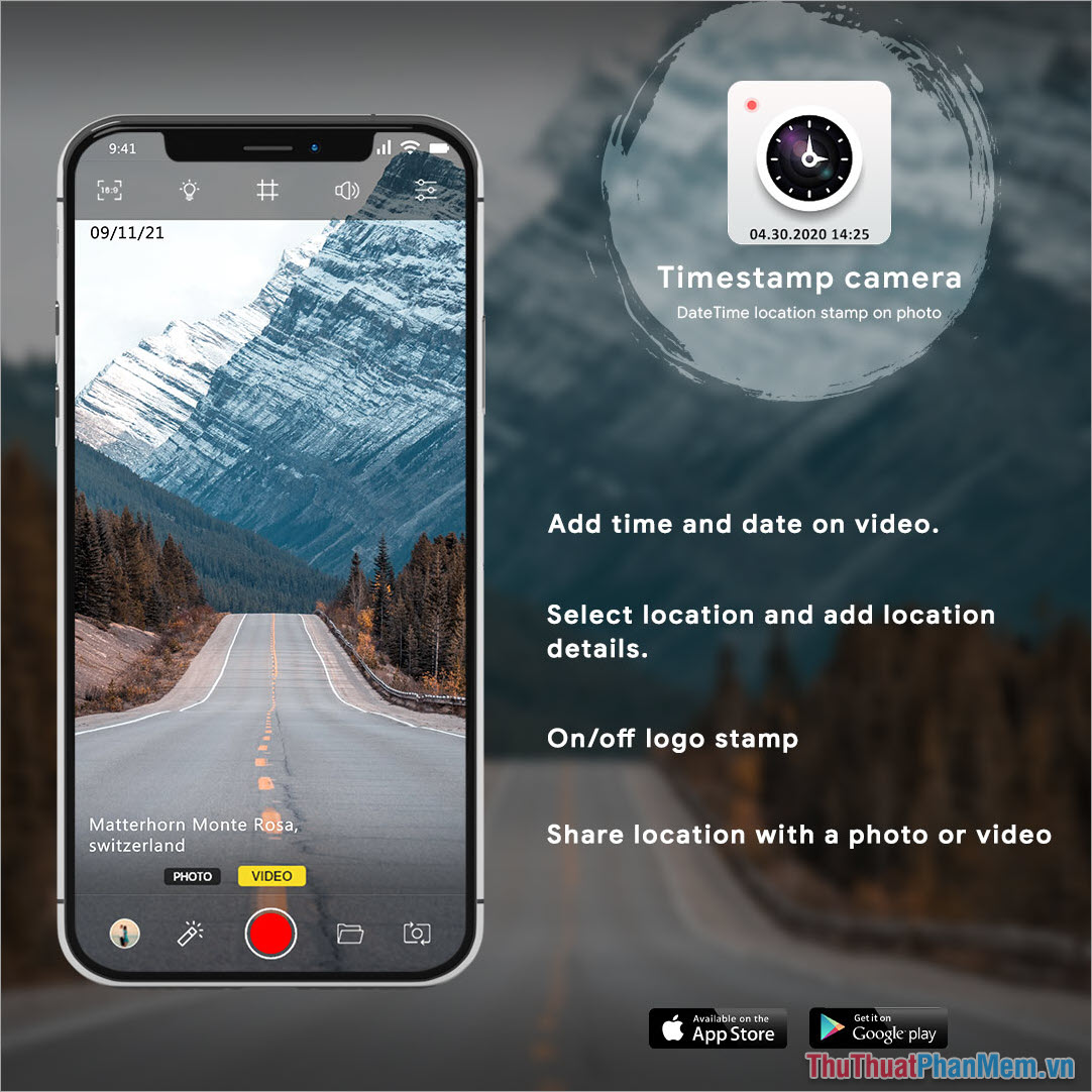 Timestamp Camera - GPS Camera – App chụp ảnh có ngày giờ, tọa độ
