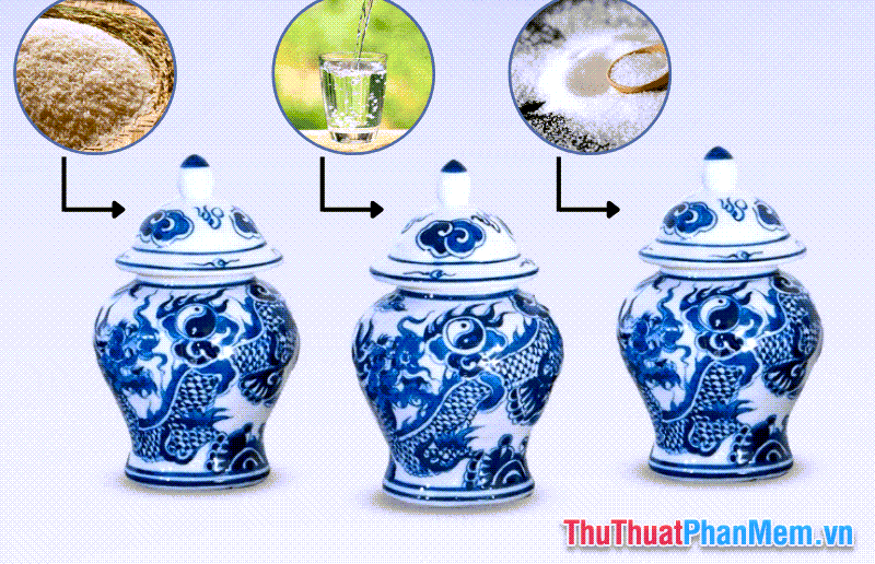 Hũ gạo, hũ muối và hũ nước