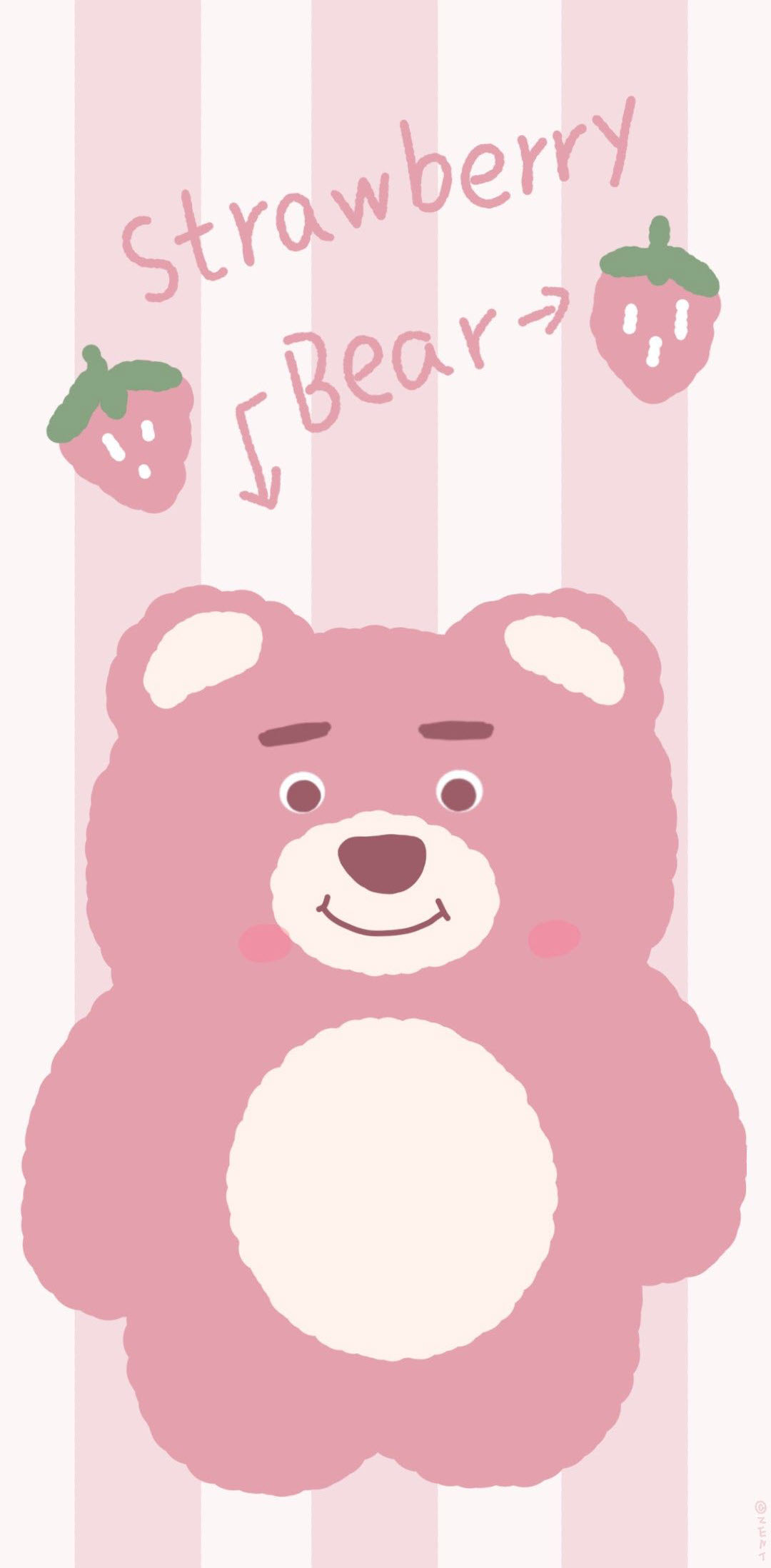 Hình nền gấu dâu cho điện thoại Android
