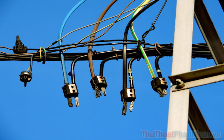 Cách chọn loại dây điện kéo từ trụ vào nhà chuẩn