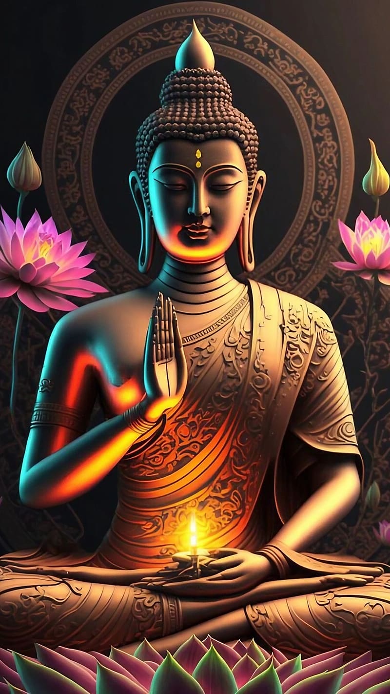 Hình ảnh Phật cực đẹp làm hình nền điện thoại Android