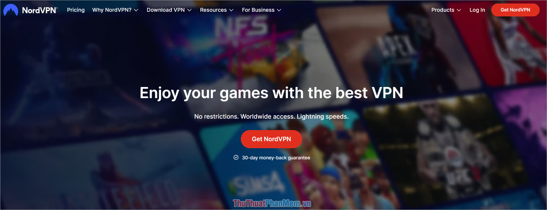 NordVPN – Dịch vụ VPN Gaming chất lượng cao