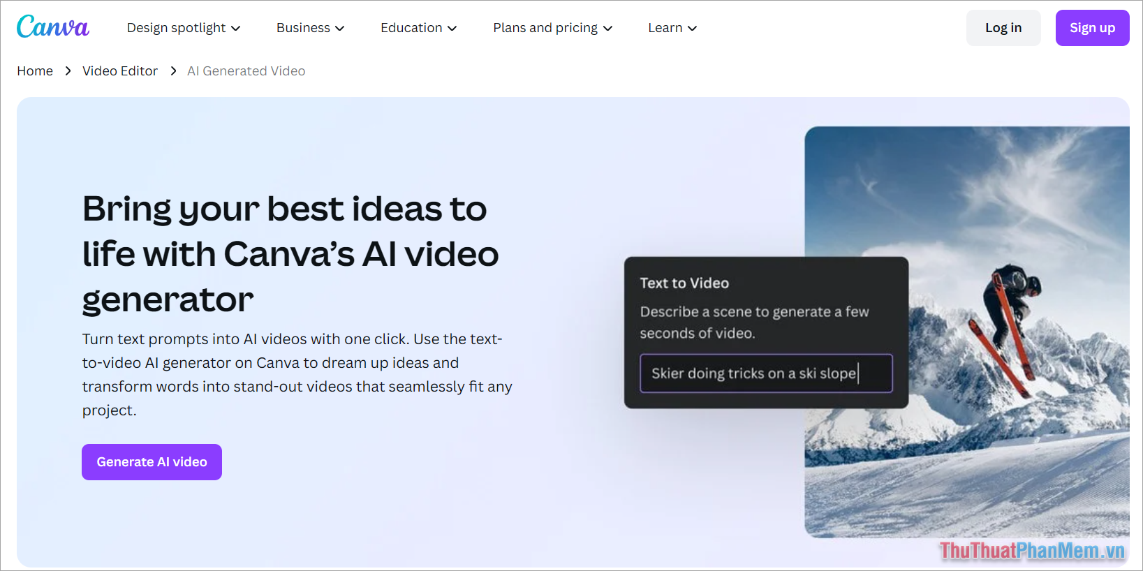 Canva – Công cụ tạo Video AI số 1 trên thế giới