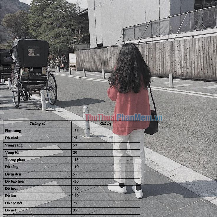 Công thức chỉnh màu ảnh tone xám trên iPhone – Chỉnh là đẹp