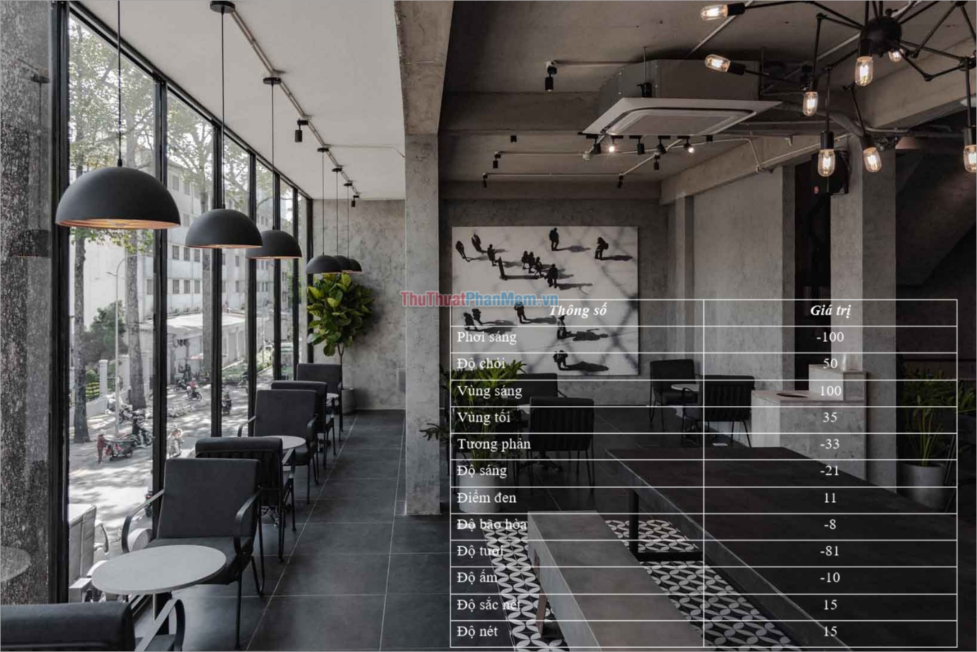 Công thức chỉnh màu tone xám cực đẹp trên iPhone