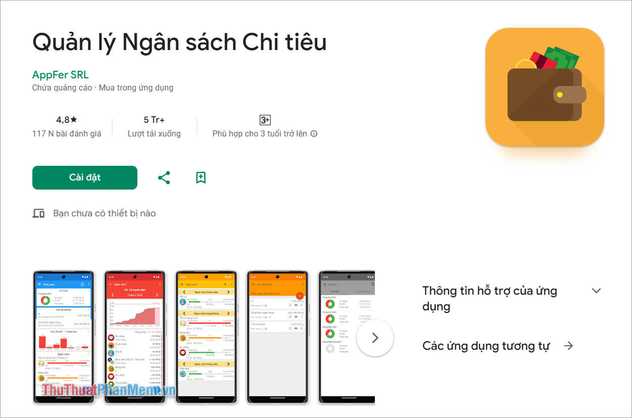 Fast Budget – App quản lý tài chính miễn phí