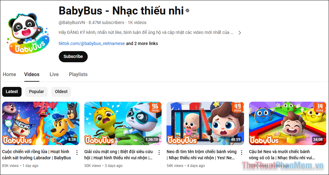 BabyBus - Nhạc thiếu nhi