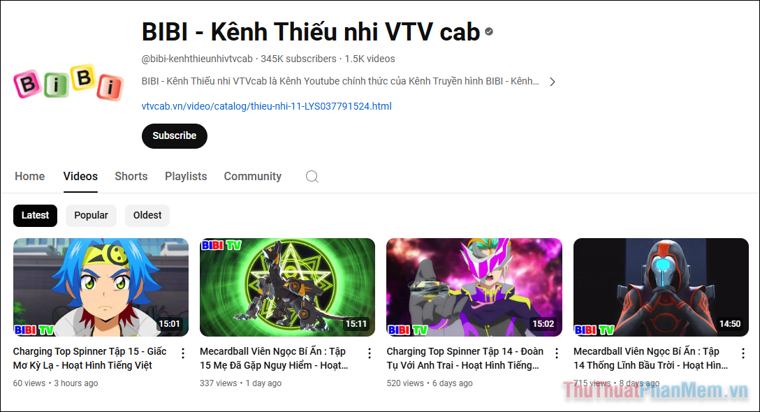 BIBI - Kênh Thiếu nhi VTV cab